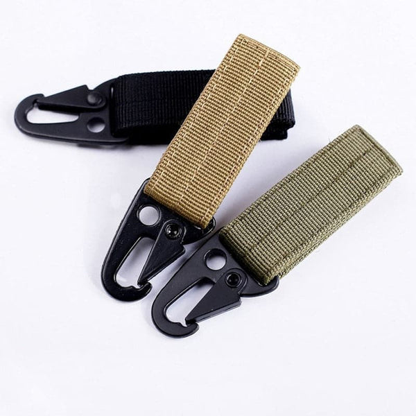 Nylon Tactical Backpack Key Hook Webbing Buckle Hanging